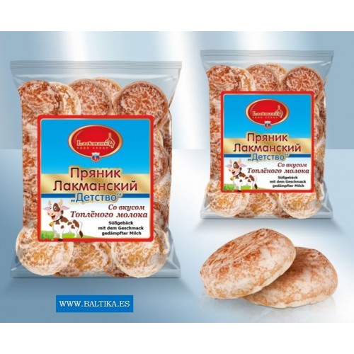 Пряник Лакманский "Детство" со вкусом топленого молока, 400гp